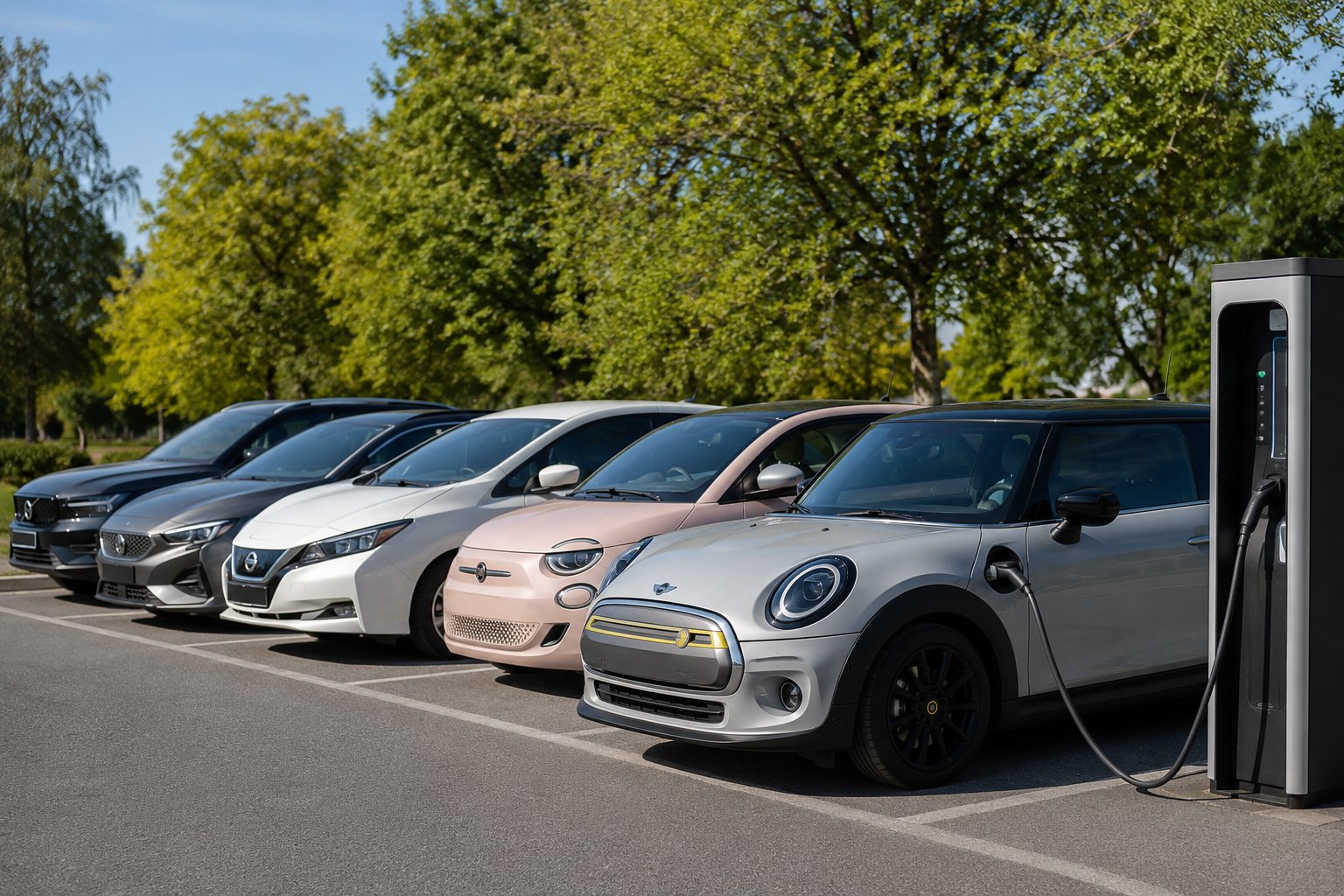 Scène réaliste liée à Voitures électriques fiables en 2026 : le vrai classement
